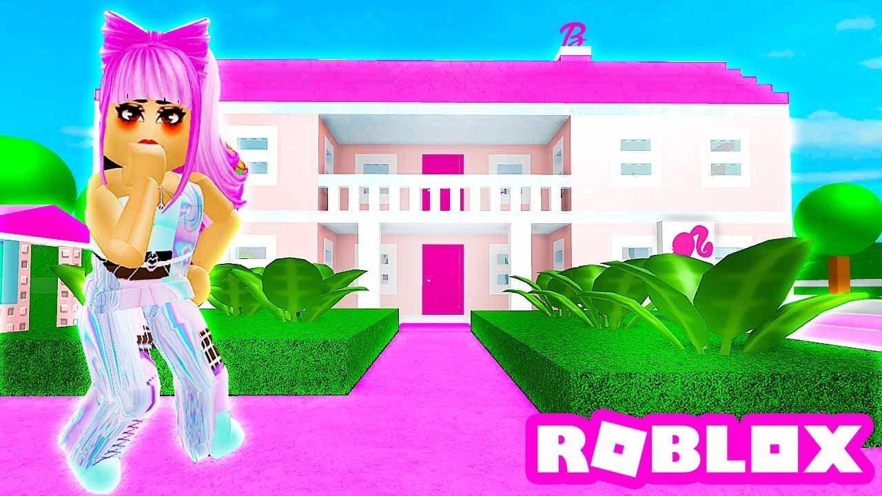 Building A Girly Pink Dream House In Roblox Roblox Barbie Dream House Tour Youtube - roblox barbie and the dreamhouse game