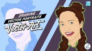 Drawing Vector Portraits With Affinity Designer 🎨 | Portrait Vector Art Actualización