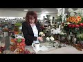Kompozycje z kwiatów i owoców na Dzień Nauczyciela. Eldorado Kwiaciarnia Centrum w Koszalinie.