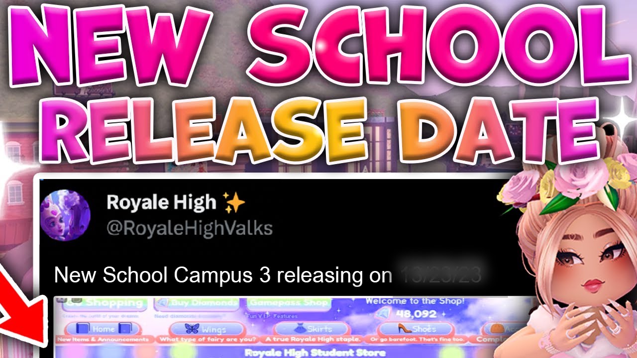 ROYALE HIGH 3 OFFICIALLY ANNOUNCED! New School UPDATE Release SOON
