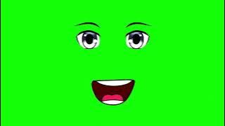 Green Screen Animasi Wajah | Face Animation Green Screen