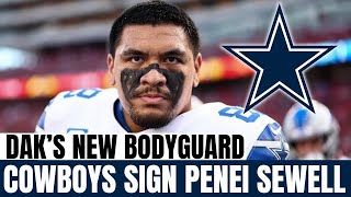 BLIND-SIDE LOCKED: COWBOYS STEAL PENEI SEWELL to PROTECT Dak Prescott | Cowboys News
