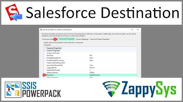 SSIS Salesforce Destination - Perform bulk Insert/Update/Delete/Upsert data in Salesforce