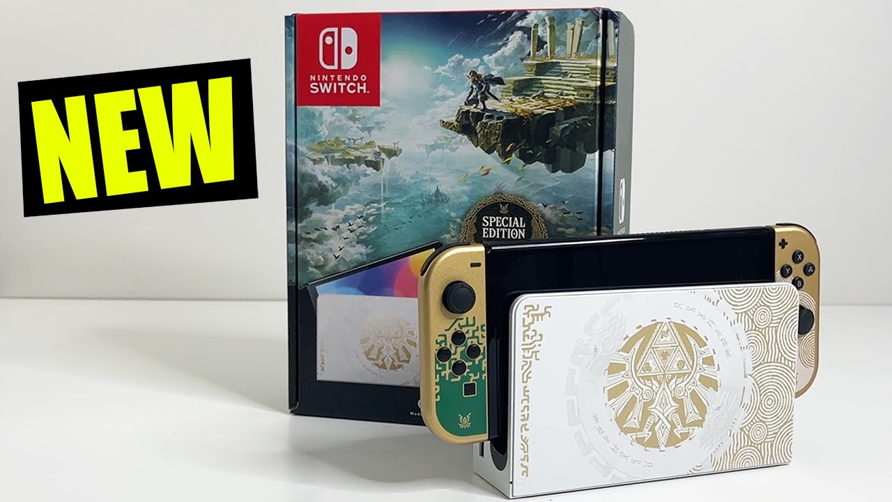 Zelda TOTK Special Edition Nintendo Switch OLED Console