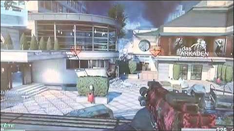call of duty: MW3 multi-kill(C4, RPG-7) across the map et MOAB