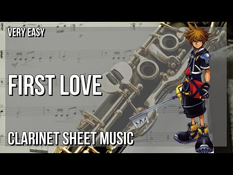 SUPER EASY Clarinet Sheet Music: How to play First Love  by Utada Hikaru