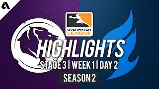 Los Angeles Gladiators vs Dallas Fuel | Overwatch League S2 Highlights - Stage 3 Week 1 Day 2