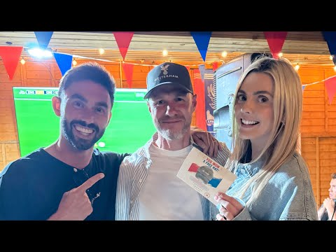Former Crystal Palace star Andy Johnson joined fans for England vs Croatia in the World Cup! 