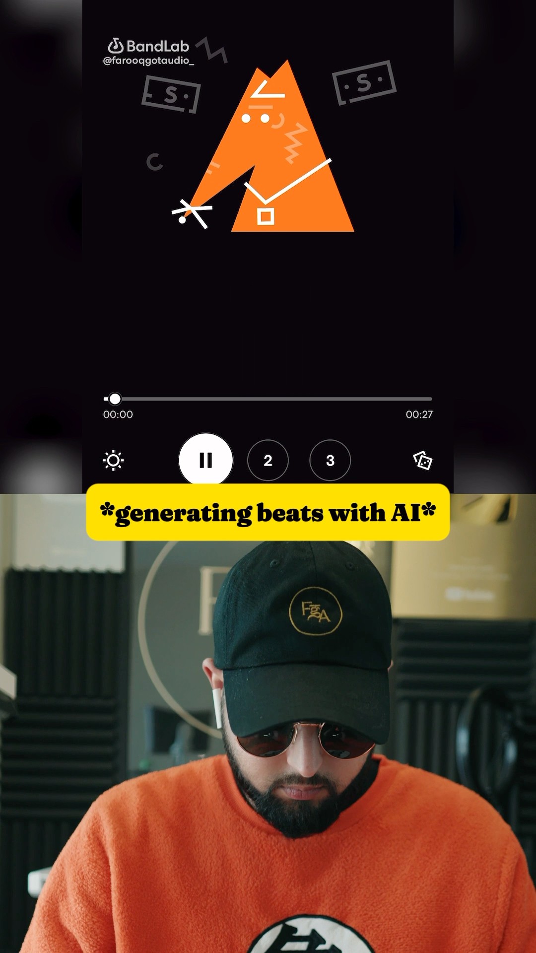 Need a rapper on this beat ? making beats using the @bandlab AI features within the app ? #beats