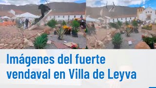 Thumbnail for Pánico por fuerte vendaval en Villa de Leyva, Boyacá