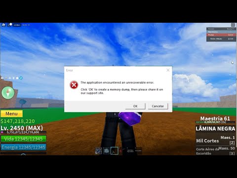 roblox fechando sozinho no pc