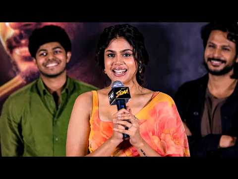 Heroine Faria Abdullah Speech at SIGMA Telugu Press-Meet | Jason Sanjay | Sundeep Kishan | TFPC - TFPC