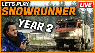 🔴 Lets Play Snowrunner! Year 2 UPDATE! Don, Russia @EdgeRunnerCold