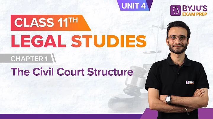 CLAT 2025: Class 11 Legal Studies | The Civil Court Structure | Unit 4 (Chapter 1)