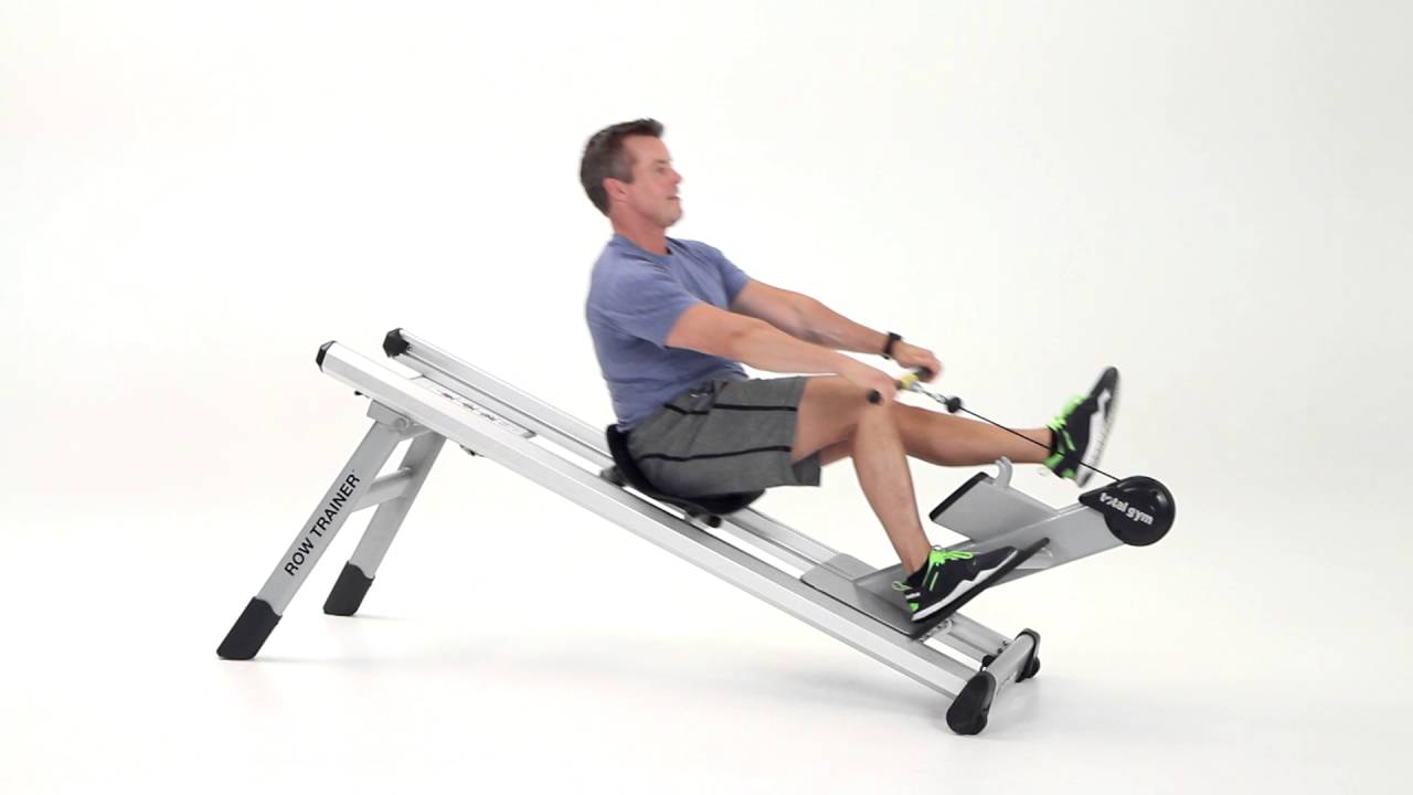 Total Gym Row Trainer Overhand Grip Single Leg YouTube