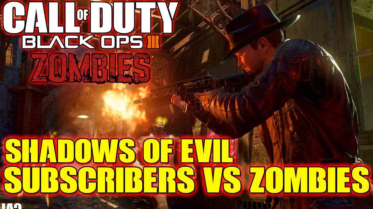 Black Ops 3 Zombies: Shadows Of Evil - Subscribers Vs Zombies (Playing With Randoms)