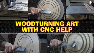 Woodturning Art with CNC Help