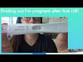 FINDING OUT IM PREGNANT AFTER FIRST IUI - MY STORY