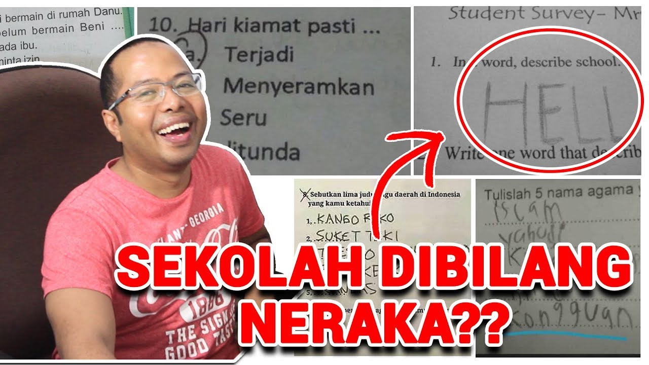 23 Jawaban Kocak Anak Sekolah Saat Ujian Youtube