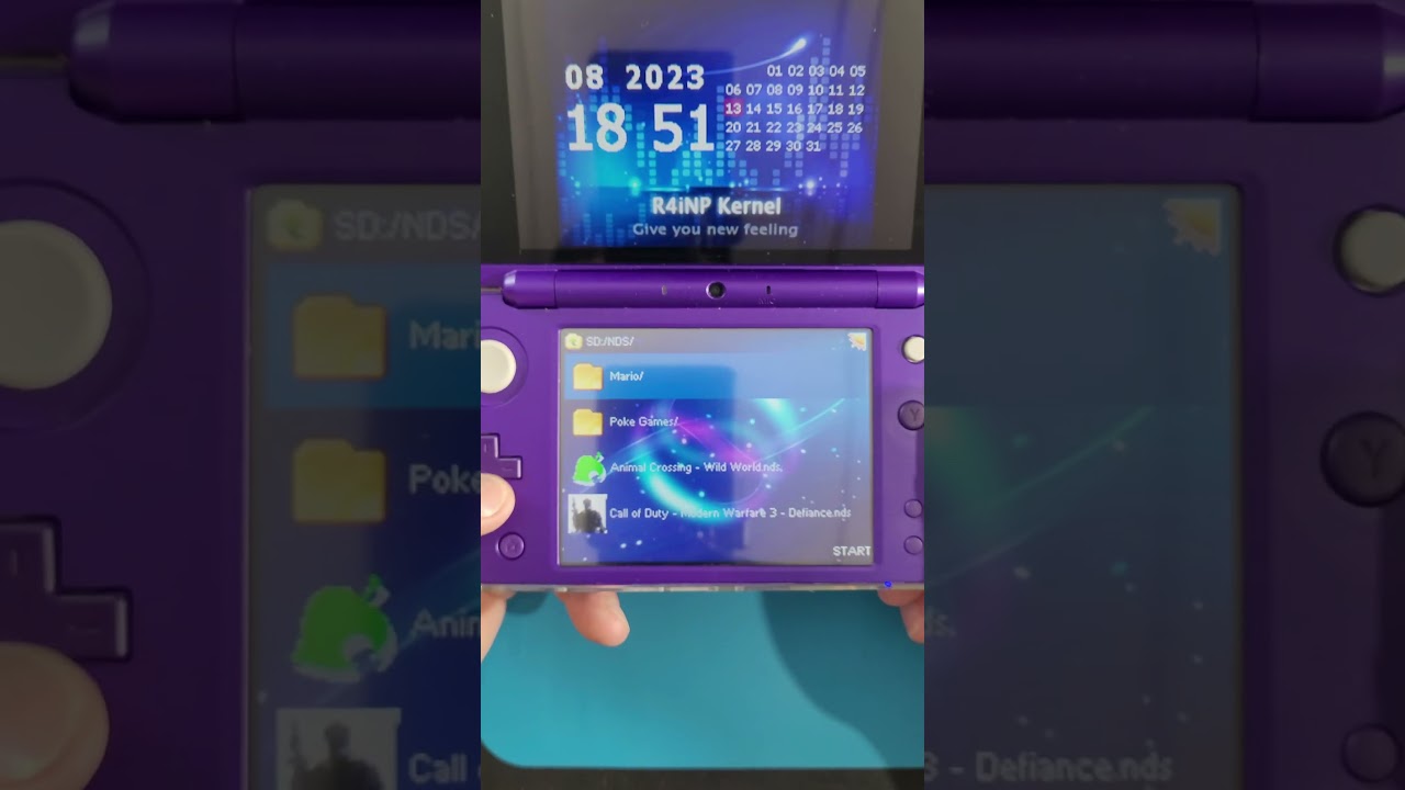 Работает ли карта R4 на консоли New Nintendo 3DS?