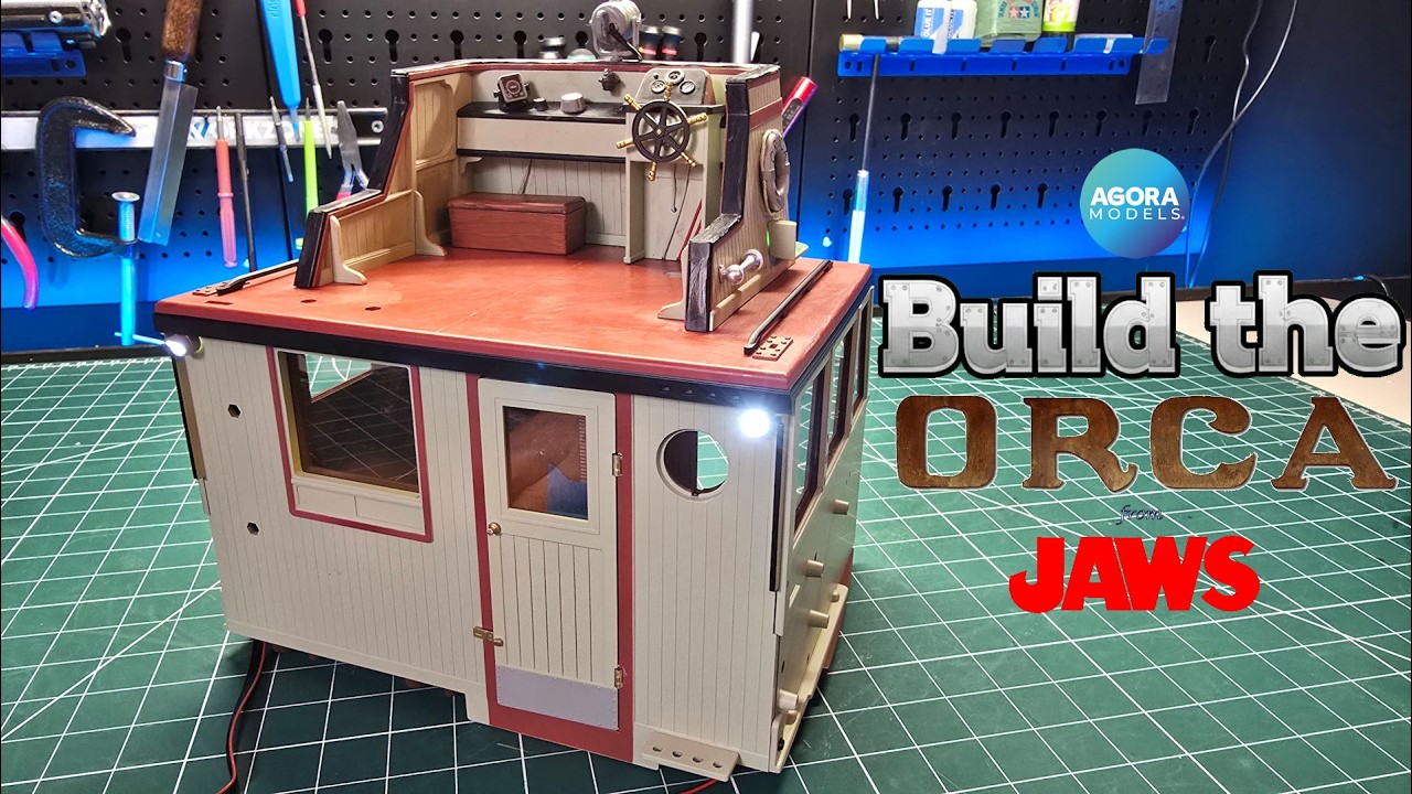 Build the 1:16 Scale Orca Boat from Jaws - Pack 3 - Stages 10-13 - Agora Models