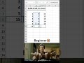 Beginner vs Pro Excel SUM Formula #excel #tutorial #shorts