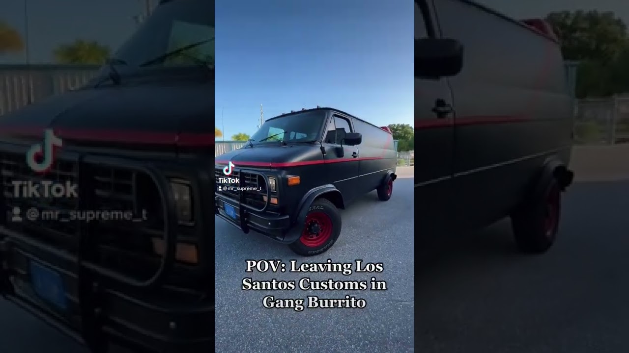 Leaving Los Santos Customs in Real Life Gang Burrito 