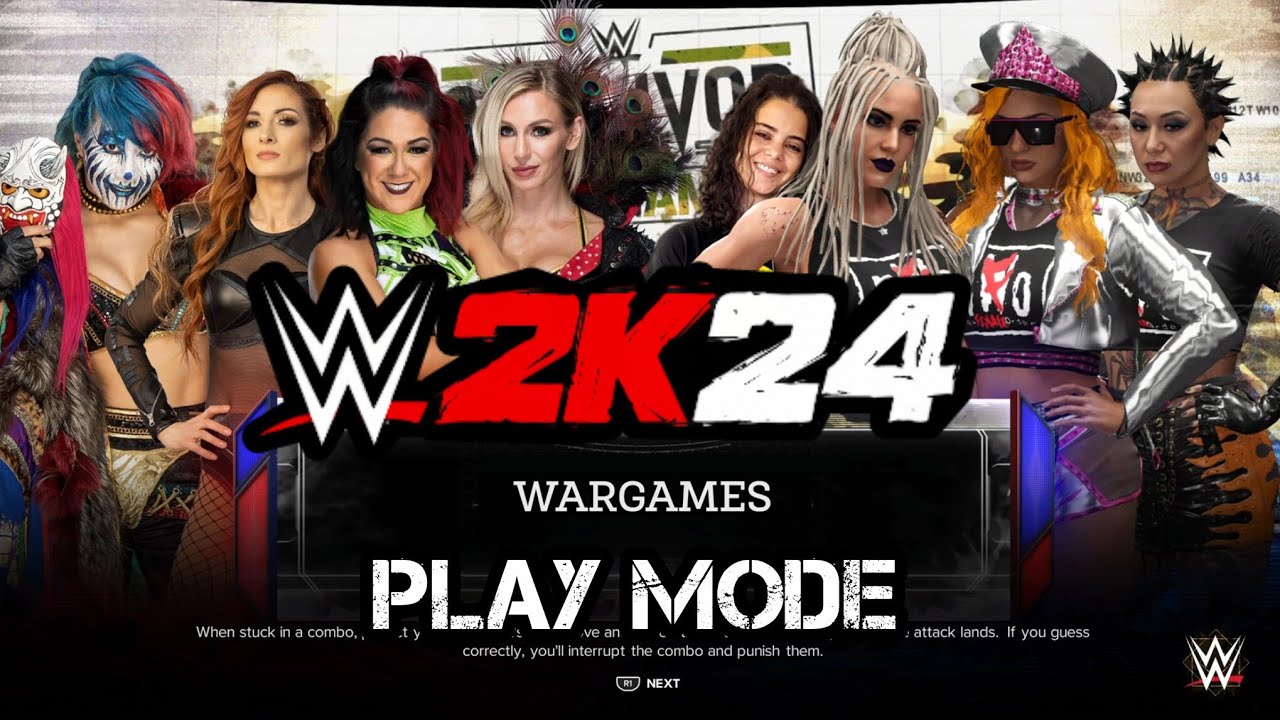 WWE 2K24 - Play Mode: Wargames - New Female Order Vs Charlotte, Becky Lynch, Asuka & Bayley