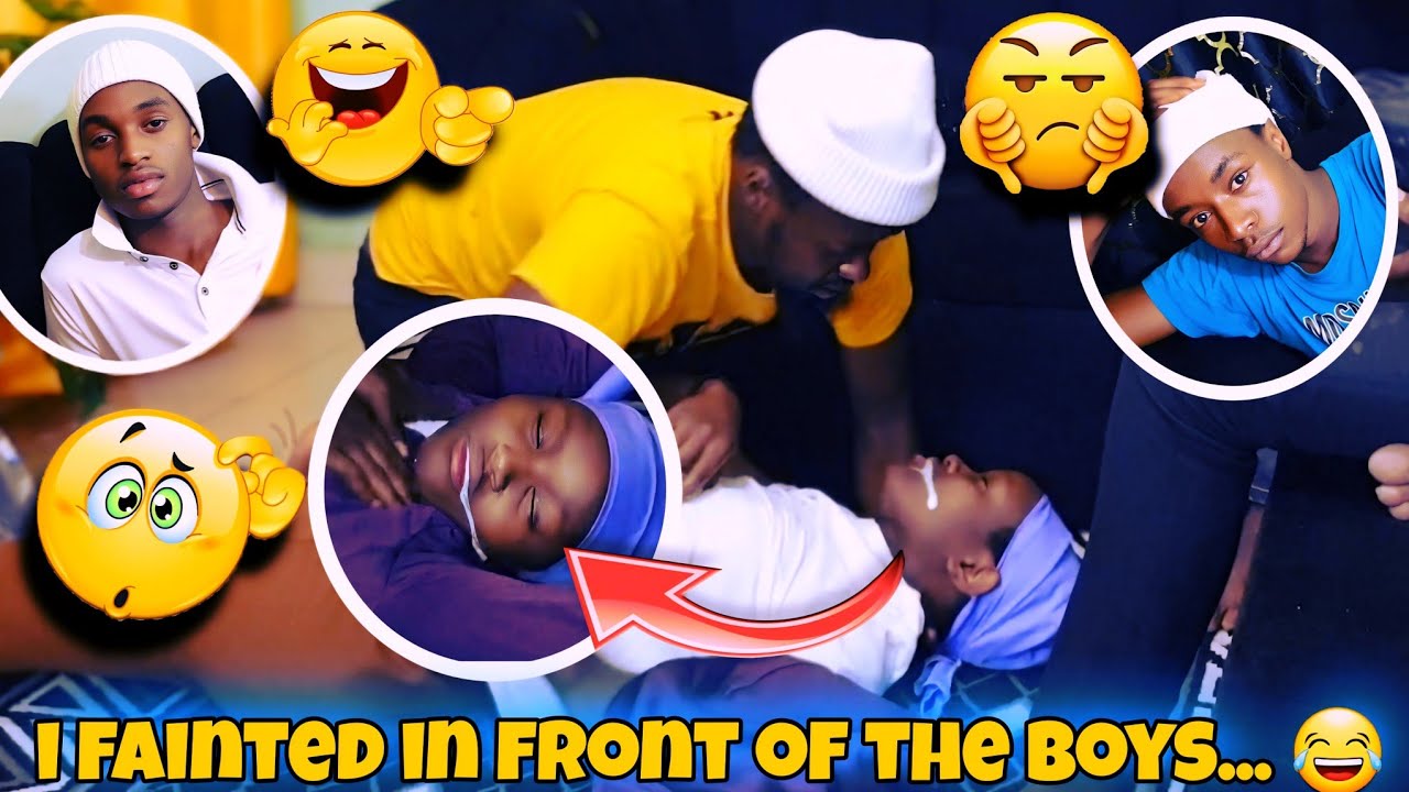 REVENGE PRANK 💔💔Fainting in front of my boyfriend and his brothers  😂😂😂// waliniombea😂😂