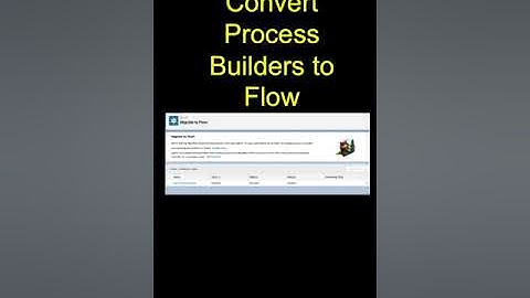 Convert Process Builder to Flow #shorts #salesforce #admin #Spring23