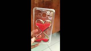 #DIYPhoneCase #DIY # تعليمي  DIY جراب هاتف بريق أومبير Softcase glitter