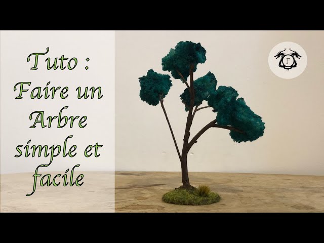 Tuto : Comment construire simplement un ARBRE miniature ? 