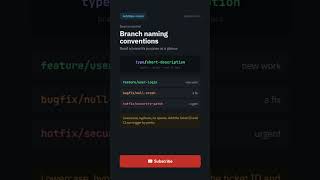 Branch Naming Conventions Short for Exam Prep | AutoOps+ Source Control #comptia