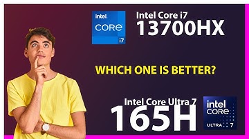 INTEL Core i7 13700HX vs INTEL Core Ultra 7 165H Technical Comparison