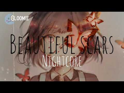 Nightcore - Beautiful Scars (Lyrics) by Max Millian