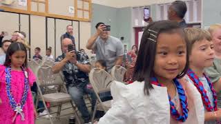 Chloe's Graduation/Promotion to First Grade 4K. #capandgown #graduation