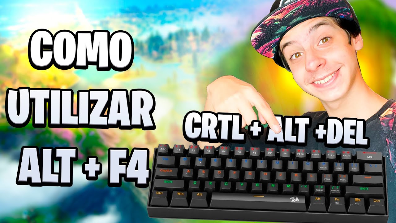 Como Apertar Alt+F4 / Ctrl+Alt+Del No Teclado 60% K606 Redragon