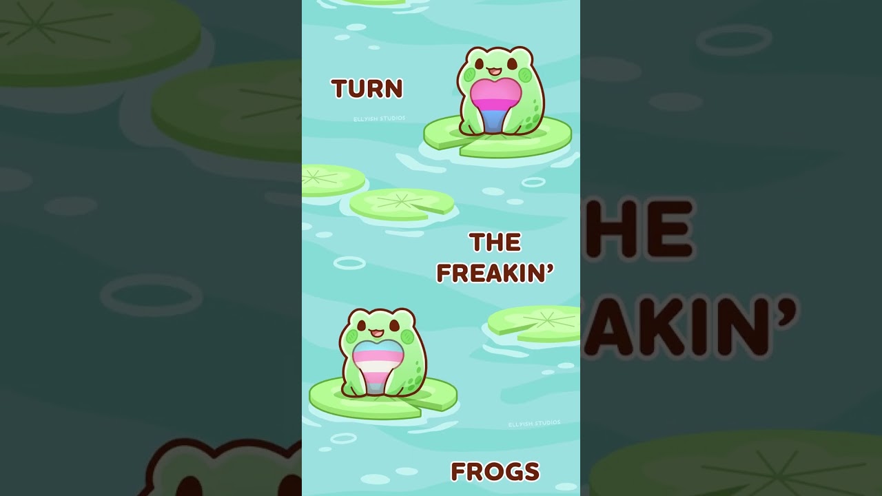 They turn the freakin' frogs gay?! 