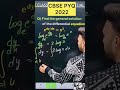 Q) Find the general solution of the differential equation 𝐞^(𝐝𝐲/𝐝𝐱)=𝐱^𝟐 #maths #cbse2026