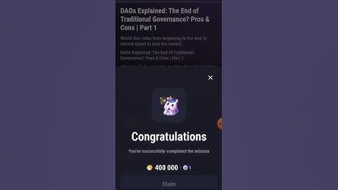 DAOs explained The end of traditional governance Part 1| Tapswap video code September 10