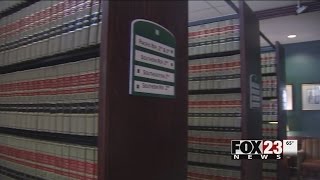 VIDEO: Tulsa County says they want to move free law library to make room for district attorney's off