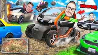 картинка: ДОВЕРЯТЬ АВТОПИЛОТУ - ОШИБКА! НЕ ДЕЛАЙ ТАК! ЭКСТРЕМАЛЬНАЯ БИТВА ЭЛЕКТРОКАРОВ! (GTA 5 RP)