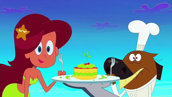Zig & Sharko  CAKE AND FUN  #YUMMY  COMPILATION in...