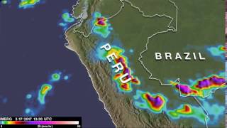 One Week of Rainfall Over Peru