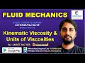 Fluid Mechanics by Mudit Raj Sir | Kinematic Viscosity & Units of Viscosities