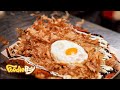 Just 3 Min Cooking! Easy and Very Tasty Cheese Okonomiyaki - Korean Street Food