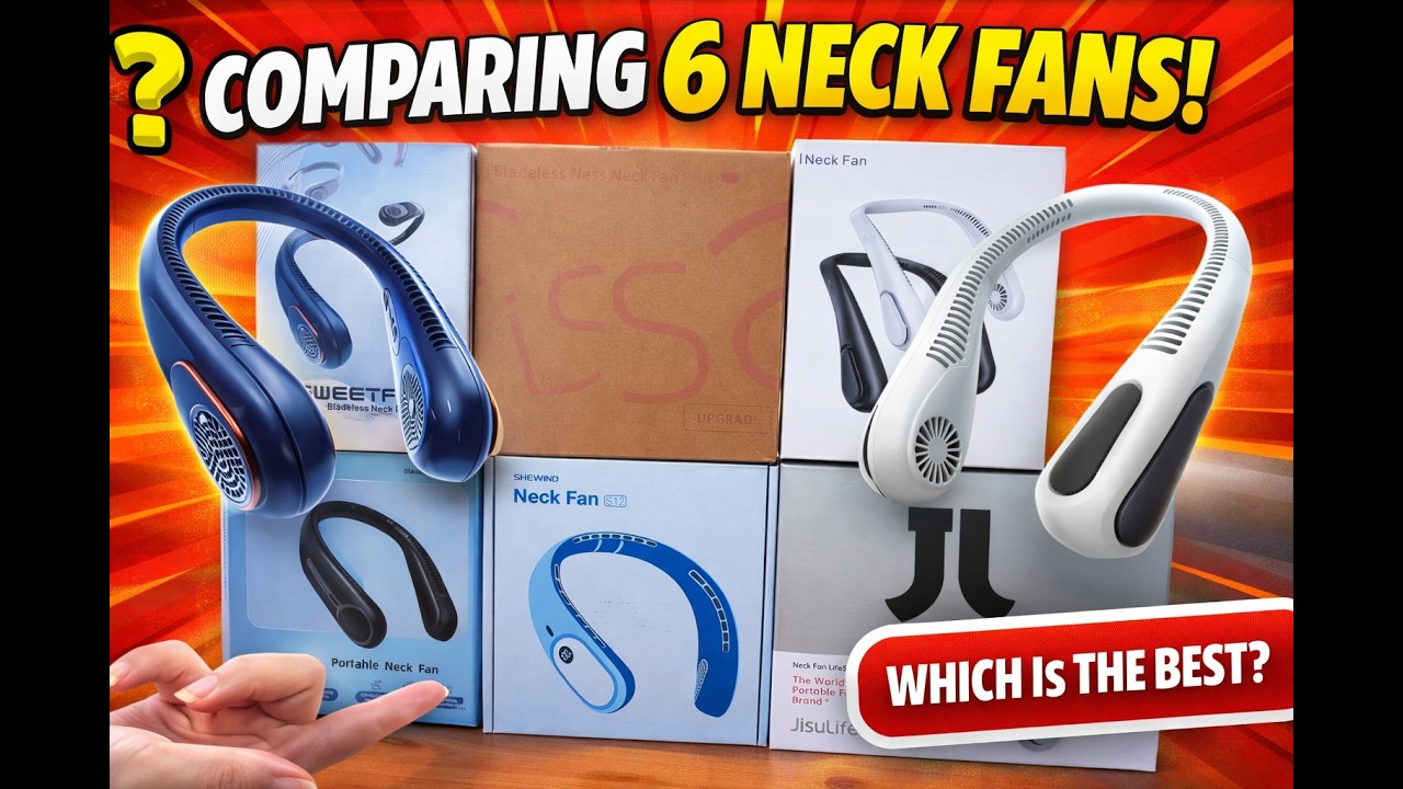 Best Portable Neck Fans Compared — 6 Tested, Only 2 Worth Buying