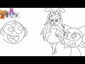 Sprunki Quartet Draw-Along Step-by-Step Tutorial for Venda, Gray, Oren &amp; Pinki