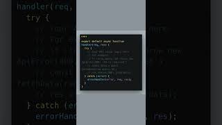 Master API Error Handling w NextJS #coding