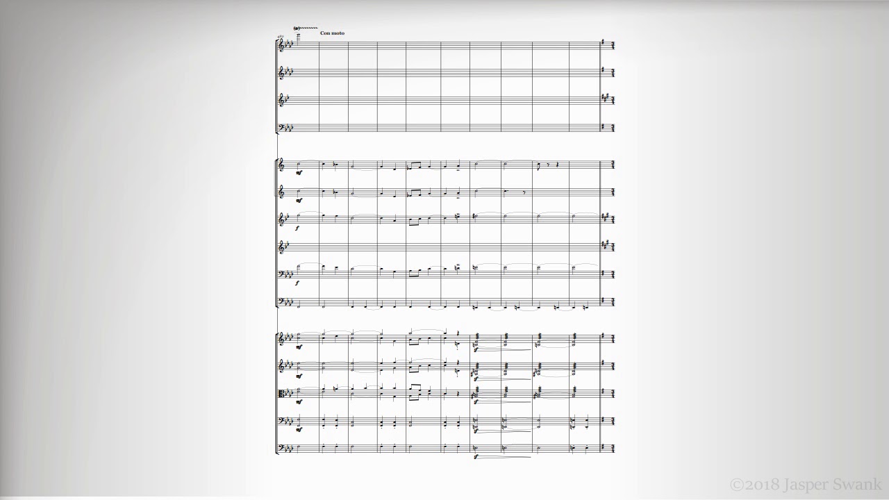 Jasper Swank - Nouvelle Symphonique (score reading)